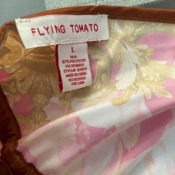 Flying Tomato Pink and Yellow Floral Maxi Dress - Picture 6 of 6